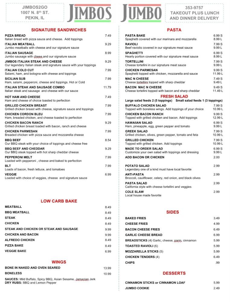 Jimbo's Jumbo Menu image 2
